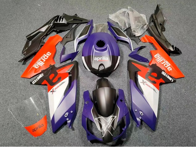 Purchase 2006-2011 Dark Purple Red Black White Aprilia RS125 Motorcycle Fairings UK