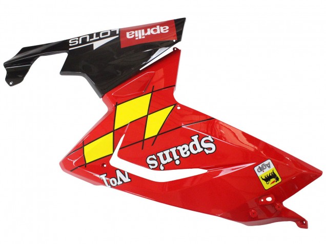 Purchase 2006-2011 Red White Yellow Black Aprilia RS125 Motorcycle Fairings UK