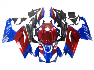 Purchase 2006-2011 Blue Red Repsol Aprilia RS125 Motorcycle Fairings UK