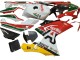 Purchase 2006-2011 White Red Green Aprilia RS125 Motorcycle Fairings UK