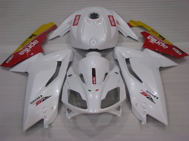 Purchase 2006-2011 White Red Yellow Aprilia RS125 Motorcycle Fairings UK