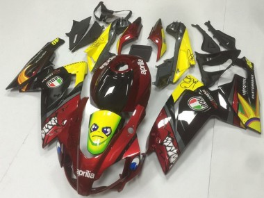 Purchase 2006-2011 Red Yellow Black Shark Aprilia RS125 Motorcycle Fairings UK