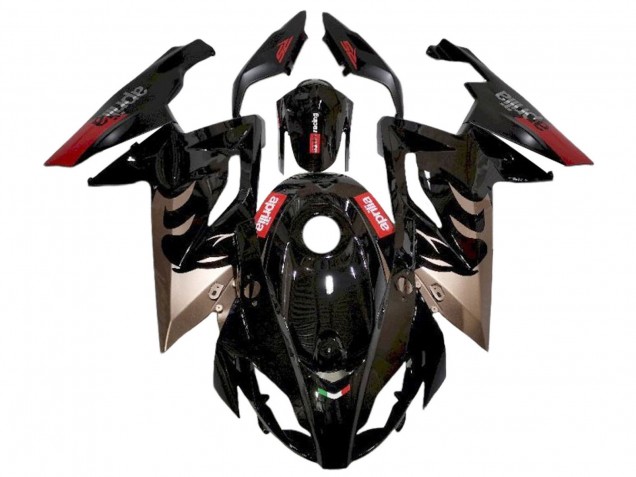 Purchase 2006-2011 Glossy Black Red Aprilia RS125 Motorcycle Fairings UK