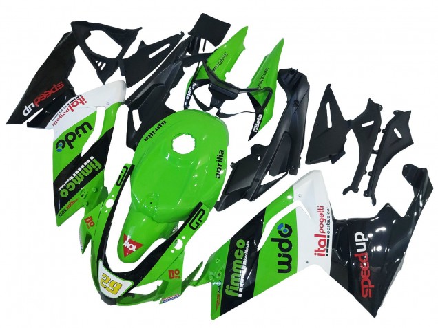 Purchase 2006-2011 Green White Black Aprilia RS125 Motorcycle Fairing UK