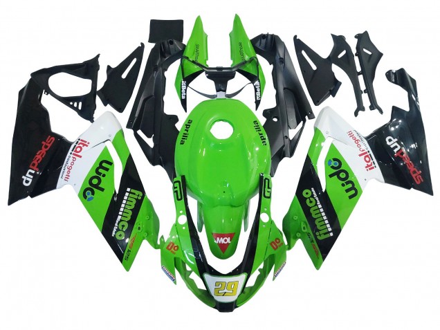 Purchase 2006-2011 Green White Black Aprilia RS125 Motorcycle Fairing UK