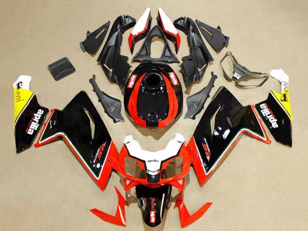 Purchase 2006-2011 Red Black White Yellow Aprilia RS125 Motorcycle Fairings UK