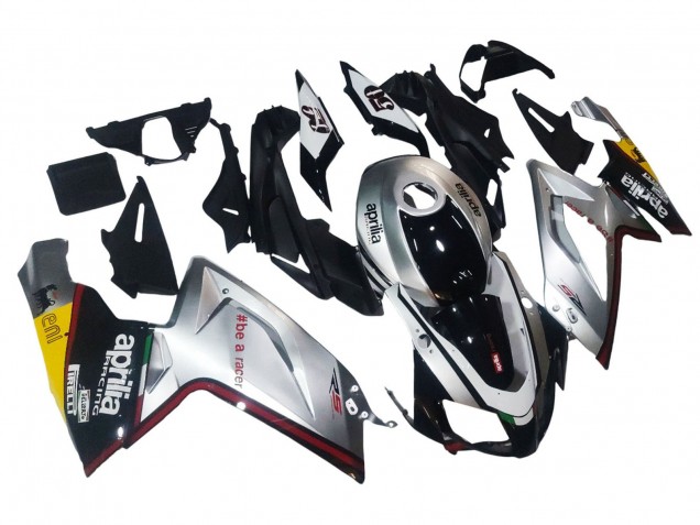Purchase 2006-2011 Silver Black Aprilia RS125 Motorcycle Fairings UK