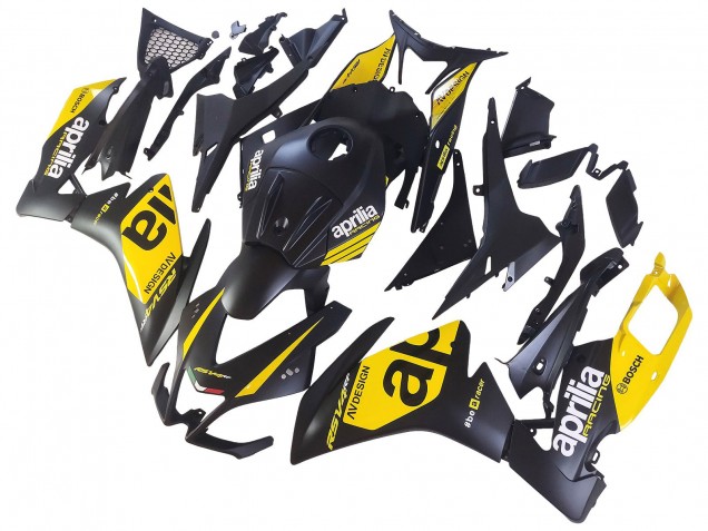 Purchase 2012-2018 Yellow Matte Black Aprilia RS4 50 125 Motorcycle Fairings UK