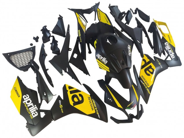 Purchase 2012-2018 Yellow Matte Black Aprilia RS4 50 125 Motorcycle Fairings UK