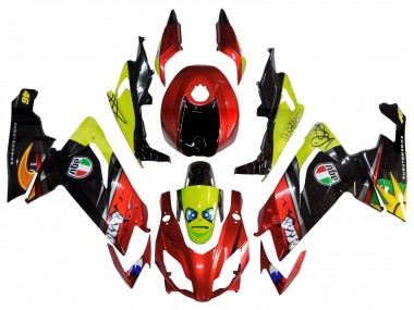 Purchase 2012-2018 Red Yellow Glossy Black Shark Aprilia RS4 50 125 Motorcycle Fairings UK