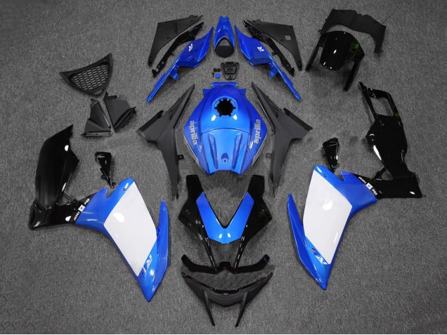 Purchase 2012-2018 Blue White Glossy Black Aprilia RS4 50 125 Motorcycle Fairings UK