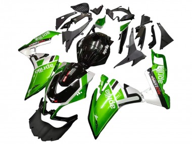 Purchase 2012-2018 White Green Glossy Black Aprilia RS4 50 125 Motorcycle Fairings UK