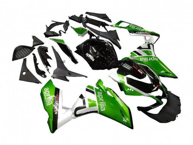 Purchase 2012-2018 White Green Glossy Black Aprilia RS4 50 125 Motorcycle Fairings UK