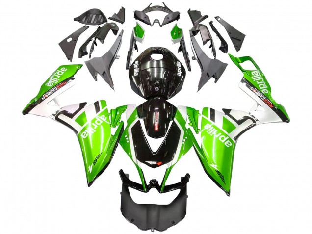 Purchase 2012-2018 White Green Glossy Black Aprilia RS4 50 125 Motorcycle Fairings UK
