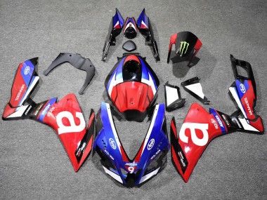 Purchase 2012-2018 White Blue Red Aprilia RS4 50 125 Motorcycle Fairings UK