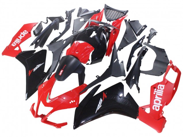 Purchase 2012-2018 Red Glossy Black Aprilia RS4 50 125 Motorcycle Fairings UK