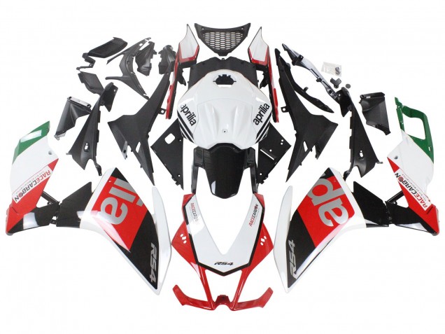 Purchase 2012-2018 White Red Green Glossy Black Aprilia RS4 50 125 Motorcycle Fairings UK