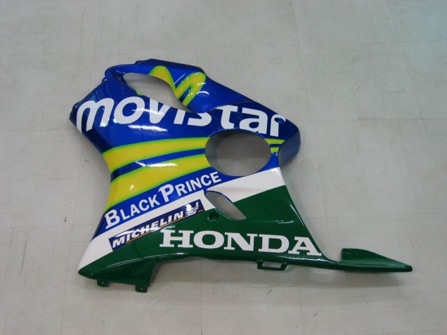 Purchase 2004-2007 Blue Yellow Green MoviStar Honda CBR600 F4i Motorcycle Fairings UK