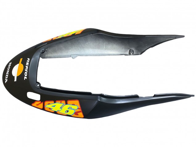 Purchase 2004-2007 Matte Black Orange Rossi Honda CBR600 F4i Motorcycle Fairings UK