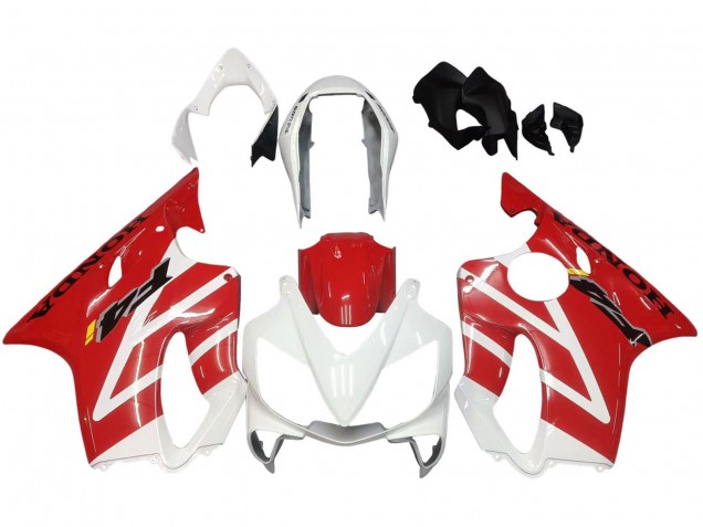 Purchase 2004-2007 White Red Honda CBR600 F4i Motorcycle Fairings UK