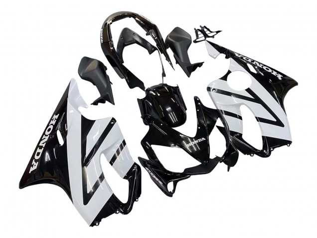 Purchase 2004-2007 White Glossy Black Honda CBR600 F4i Motorcycle Fairings UK