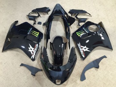 Purchase 1996-2007 Glossy Black Green Monster Honda CBR1100XX Blackbird Motorcycle Fairings UK
