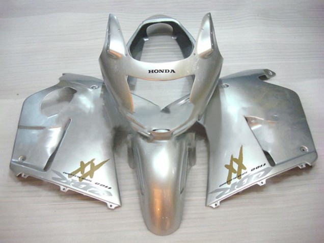 Purchase 1996-2007 Silver Gold Honda CBR1100XX Blackbird Motorcycle Fairings UK