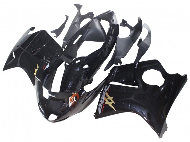Purchase 1996-2007 Glossy Black Honda CBR1100XX Blackbird Abs Motorcycle Fairings UK