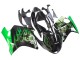 Purchase 1996-2007 Glossy Black Green Flame Honda CBR1100XX Blackbird Motorcycle Fairing UK