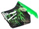 Purchase 1996-2007 Glossy Black Green Flame Honda CBR1100XX Blackbird Motorcycle Fairing UK