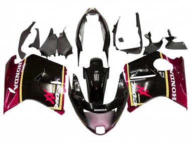 Purchase 1996-2007 Glossy Black Red Yellow Honda CBR1100XX Blackbird Motorcycle Fairings UK
