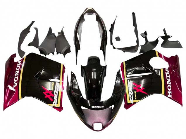 Purchase 1996-2007 Glossy Black Red Yellow Honda CBR1100XX Blackbird Motorcycle Fairings UK