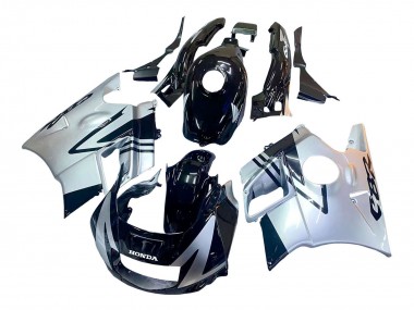 Purchase 1991-1994 Silver Glossy Black Honda CBR600 F2 Motorcycle Fairings UK