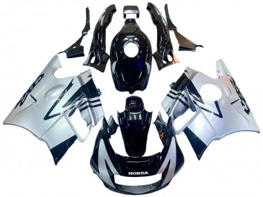 Purchase 1991-1994 Silver Glossy Black Honda CBR600 F2 Motorcycle Fairings UK