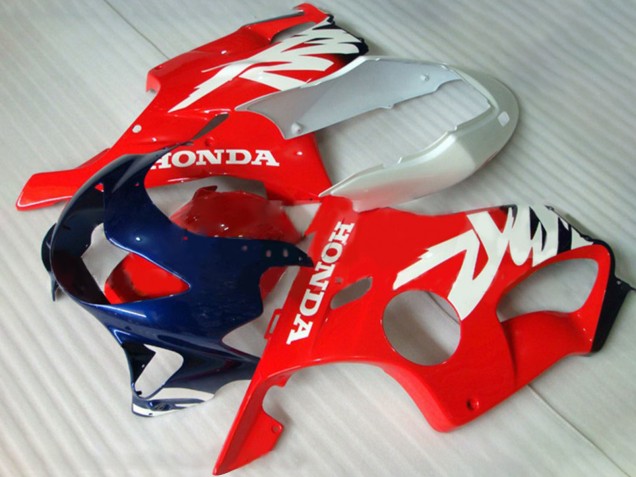 Purchase 1999-2000 White Red Dark Blue Honda CBR600 F4 Motorcycle Fairings UK