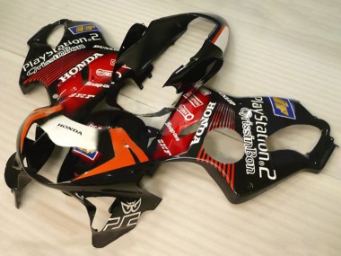 Purchase 1999-2000 Glossy Black Red White PlayStation 2 Honda CBR600 F4 Motorcycle Fairings UK