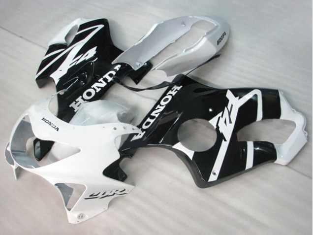 Purchase 1999-2000 White Glossy Black Honda CBR600 F4 Motorcycle Fairings UK