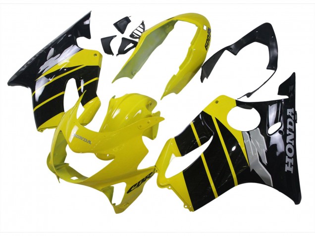 Purchase 1999-2000 Yellow Glossy Black Honda CBR600 F4 Motorcycle Fairings UK