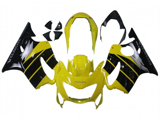 Purchase 1999-2000 Yellow Glossy Black Honda CBR600 F4 Motorcycle Fairings UK