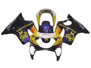 Purchase 1999-2000 White Yellow Glossy Black Joes Honda CBR600 F4 Motorcycle Fairings UK