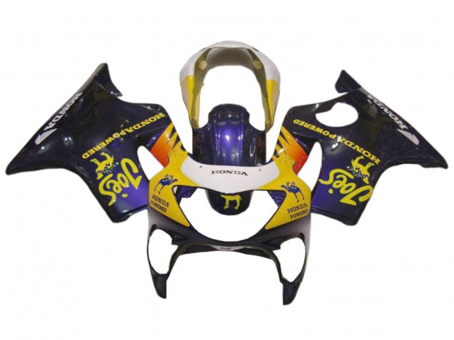 Purchase 1999-2000 White Yellow Glossy Black Joes Honda CBR600 F4 Motorcycle Fairings UK