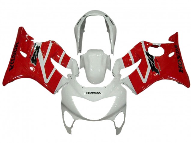 Purchase 1999-2000 White Red Honda CBR600 F4 Motorcycle Fairings UK