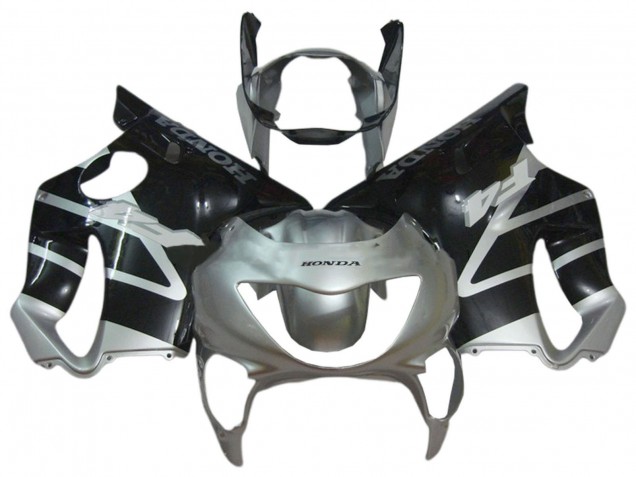 Purchase 1999-2000 Silver Glossy Black Honda CBR600 F4 Motorcycle Fairings UK