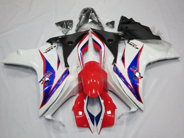 Purchase 2011-2013 White Red Blue HRC Honda CBR600F Motorcycle Fairings UK