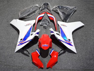 Purchase 2011-2013 White Red Blue HRC Honda CBR600F Motorcycle Fairing UK