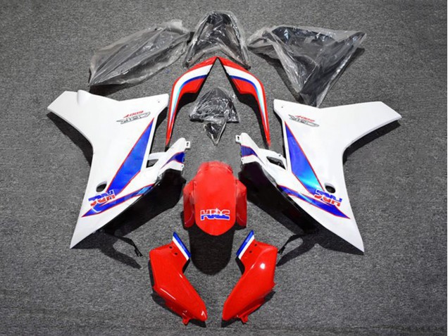 Purchase 2011-2013 White Red Blue HRC Honda CBR600F Motorcycle Fairing UK