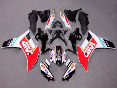 Purchase 2011-2013 White Red Gold Glossy Black Givi Honda CBR600F Motorcycle Fairings UK