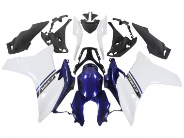 Purchase 2011-2013 White Blue Honda CBR600F Motorcycle Fairings UK