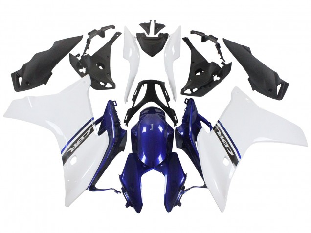 Purchase 2011-2013 White Blue Honda CBR600F Motorcycle Fairings UK