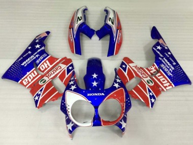 Purchase 1992-1993 White Red Blue Star Castrol Honda CBR900RR 893 Motorcycle Fairings UK